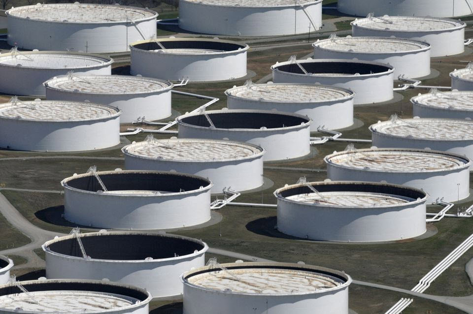Cushing Oklahoma Storage Tanks - Reuters - ENB