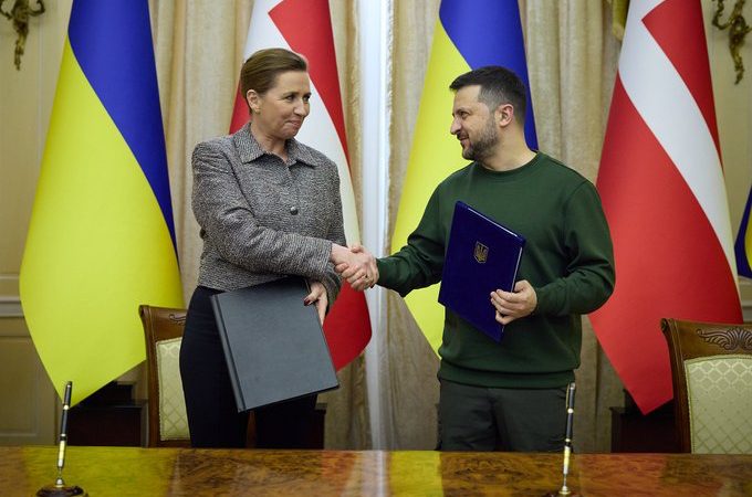 Ukraine and Denmark