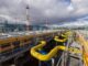 Connected pipework at a gas treatment facility in the Lensk district of the Sakha Republic, Russia.Photographer Bloomberg
