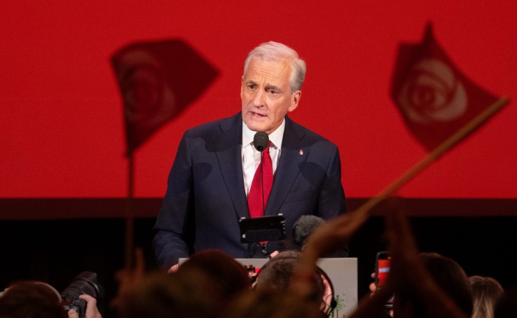 Jonas Gahr Støre, the Norwegian prime minister, must govern with ad-hoc support from smaller parties Credit Carl Court Getty Images