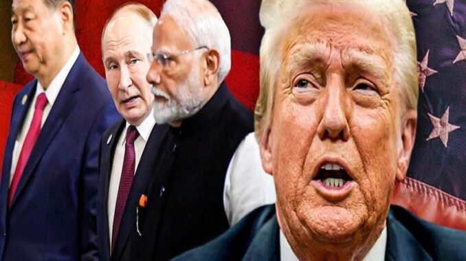 President Trump, Xi, Putin and Modi