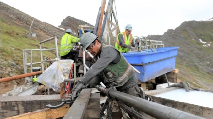Workers in the Ambler Mining Project region in Alaska