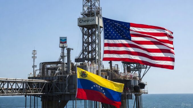 Chevron in Venezuela - Created by Gok on X