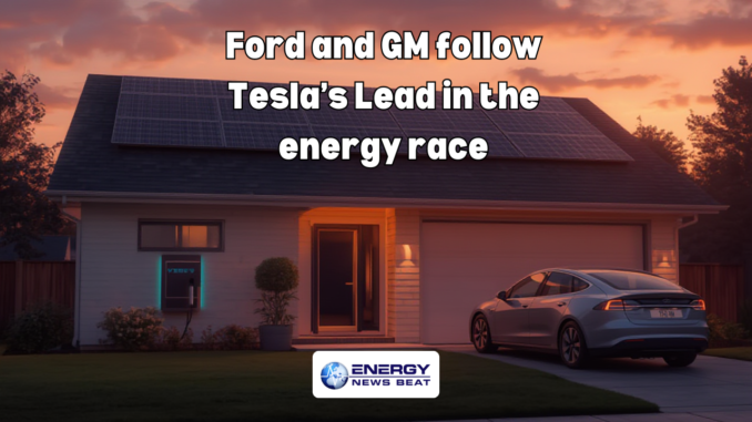 Ford and Gm follow Teslas Lead into home energy storage - source ENB