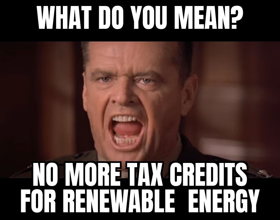 What no tax credits? - Energy News Beat
