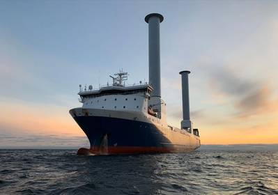 World’s First Tiltable Rotor Sails Installed - Energy News Beat