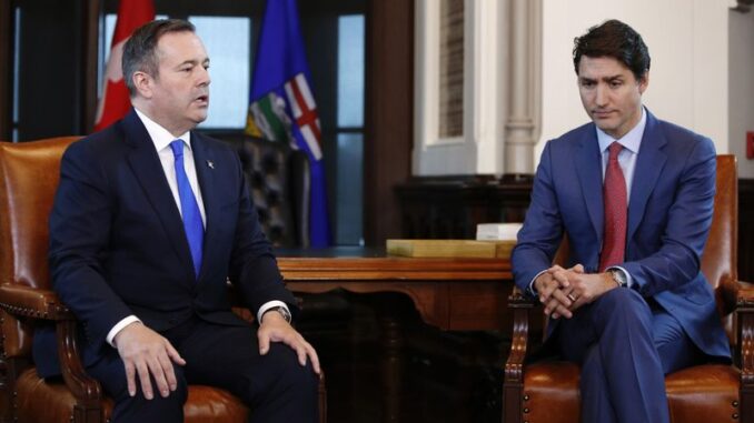 Jason Kenney and Justin Trudeau - Energy News Beat