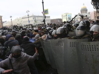 lexei Navalny protesters