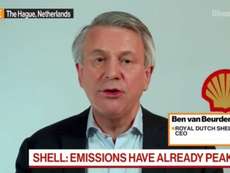 Shell CEO - Emissions have already Peaked