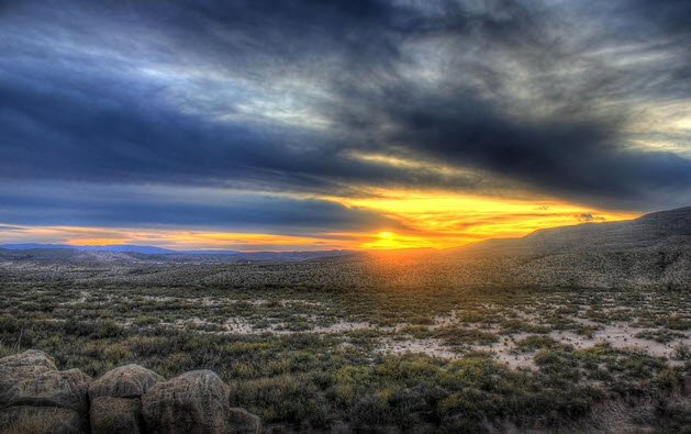 Texas Sunset - Wind in Texas - Energy News Beat