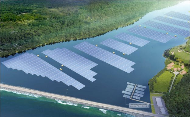 floating solar panels