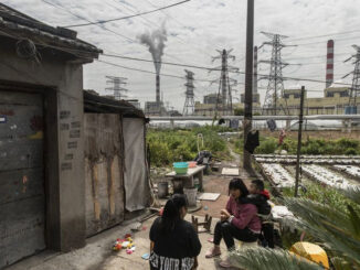 A coal-fired power station on the outskirts of Ningbo - EnergyNewsBeat.com - Qilai Shen-Bloomberg