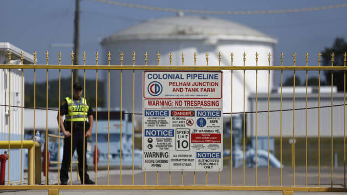 Pipeline Cyberattack- Colonial - mostly still closed