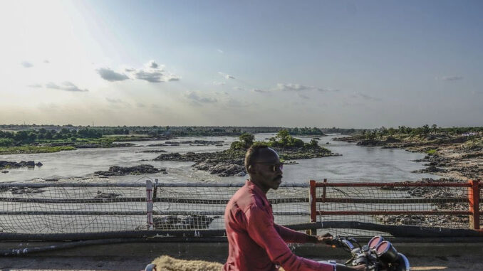 The Blue Nile River in Sudan