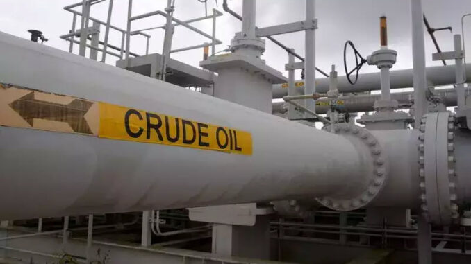 crude oil - pipe