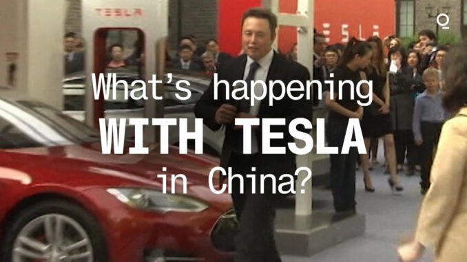 whats happening with Tesla in China