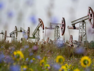 Oil pumping jacks near Almetyevsk Russia - Andrey Rudakov - Bloomberg