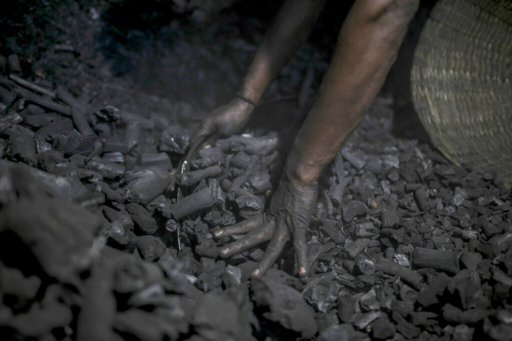 cooking with coal and firewood