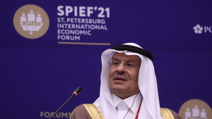 Saudi Prince - oil production could fall 30