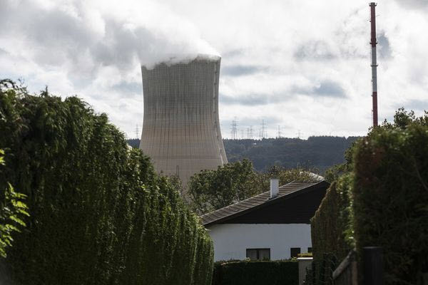 A cooling tower at a nuclear power station in Belgium - Thierry Monasse-Bloomberg