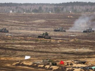 Troops take part in the joint military drills of the armed forces of Russia