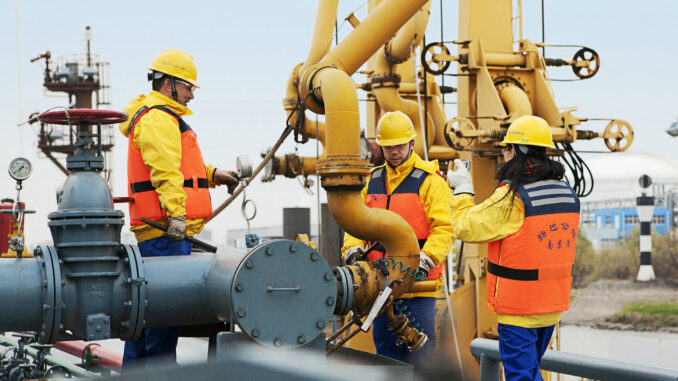 China natural gas imports - ENB
