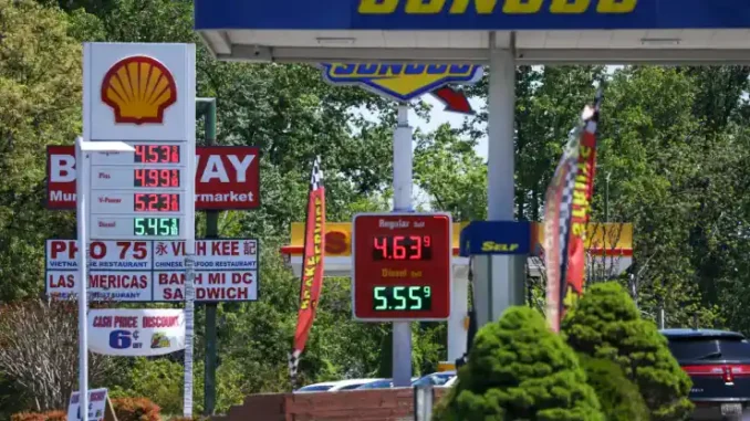 Gasoline, diesel prices rise to another record amid rampant inflation