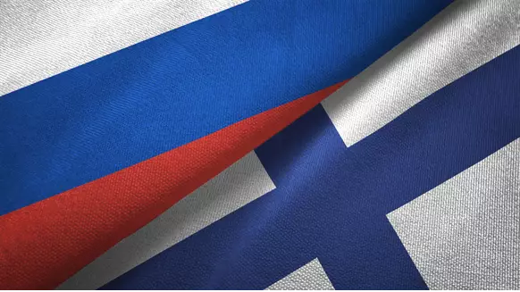 Finland Flag - They are loosing Main Gas Supply from Russia