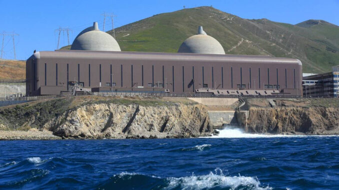 The Diablo Canyon nuclear power plant - Source David Middlecamp