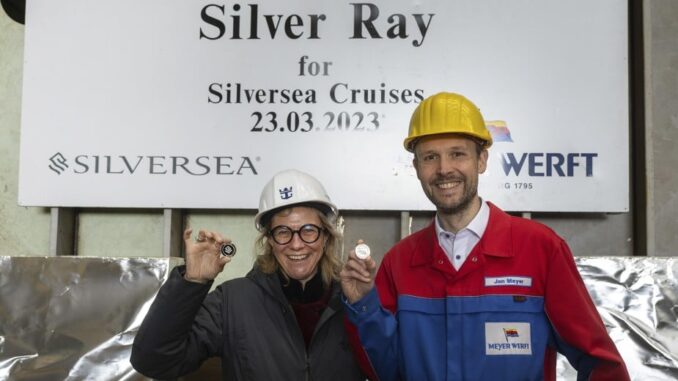 Keel laid for LNG and fuel-cell powered cruise ship Silver Ray