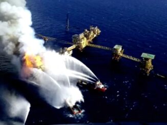 At least two dead in oil platform fire in Gulf of Mexico