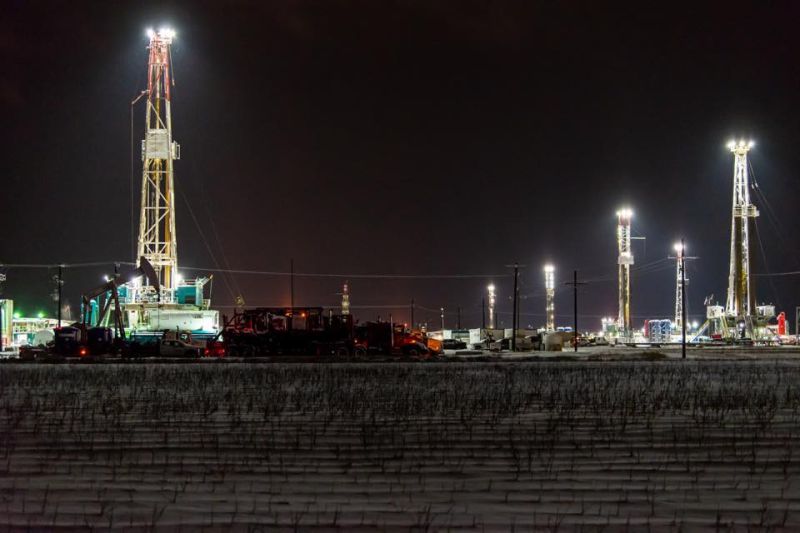 Rigs in the Permian with Crown Jewel Lights
