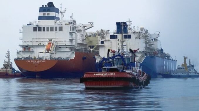 Indonesia’s Lampung FSRU wraps up 52nd STS LNG transfer Indonesia’s Lampung FSRU