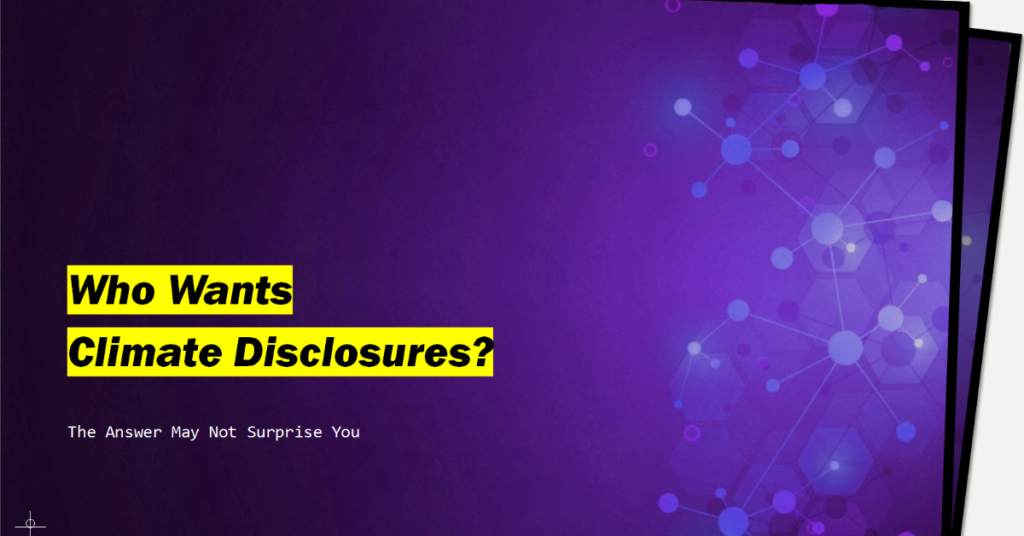Climate Disclosures