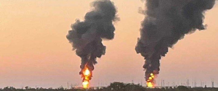 Russian Oil Depot