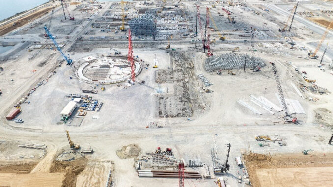 Construction moving forward on Sempra’s Port Arthur LNG export terminal Port Arthur LNG