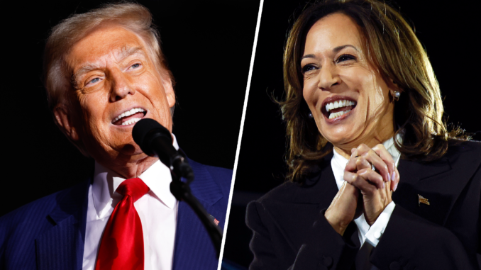 Harris, Trump Paint Victory as Vital to Protect U.S. Democracy Trump