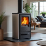Burning household waste