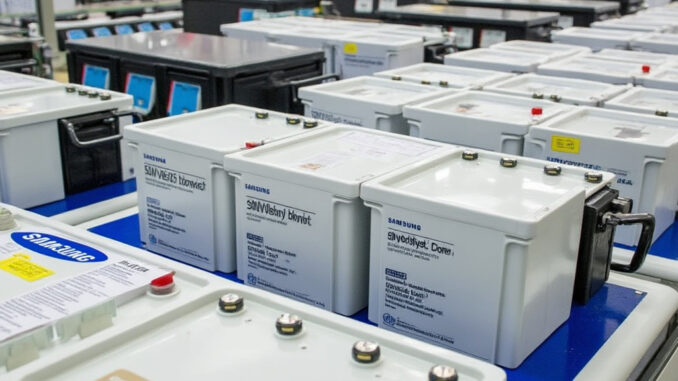 Samsong SDI- Stellantis Battery Hub created by Grok on X