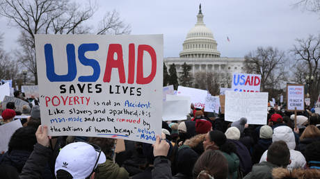 Trump administration sued over USAID clampdown USAID