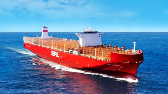 PIL welcomes new LNG-fueled containership in its fleet PIL
