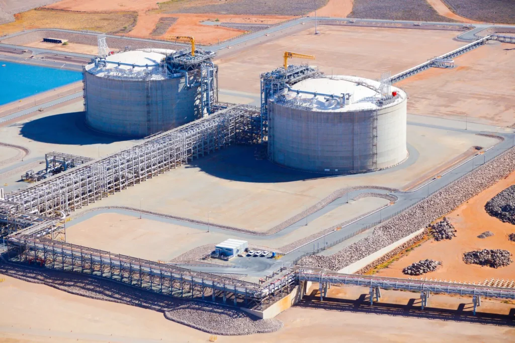 Australian LNG export revenue