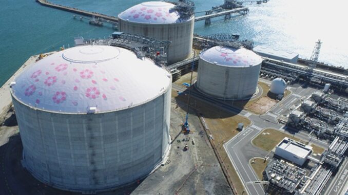 Japan’s March LNG imports down LNG imports