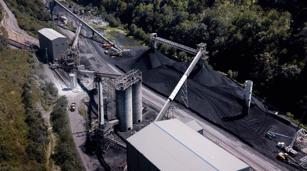 Ramaco's coal mine in northern Wyoming is revealing potential to be a huge rare earths deposit. The company has assets all over the country, like this mine in the Eastern U.S. (Courtesy Ramaco)