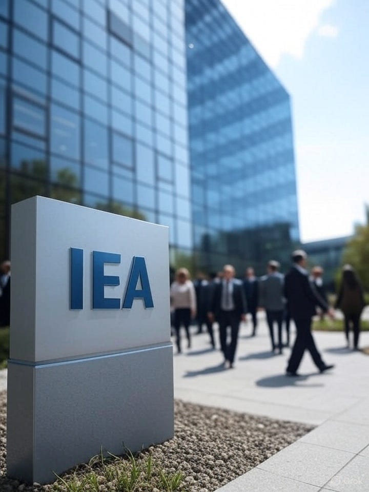 IEA headquarters - Created by Gok on X