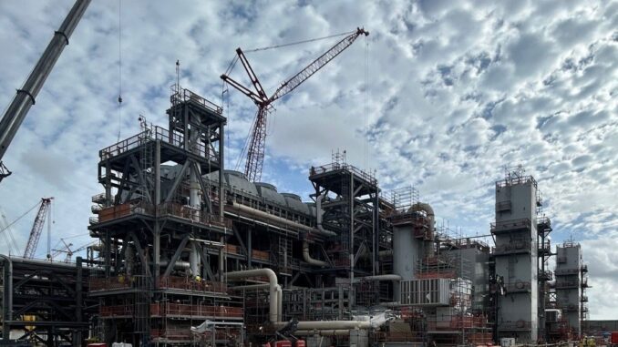 Cheniere’s Corpus Christi expansion project almost 84 percent complete