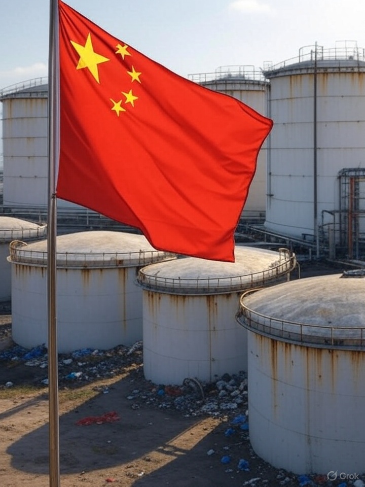 China Planned for the Middle East Crisis and Has Oil Stored - source Grok on X