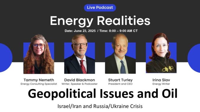 Geopolitical Issues and Oil