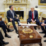 100 Percent Secondary Tariffs if no end to the Russia-Ukraine war in 50 days President Trump Source Bloomberg