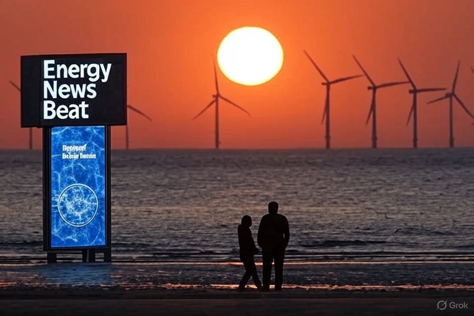 Energy News Beat wind blows away - created by Grok on X